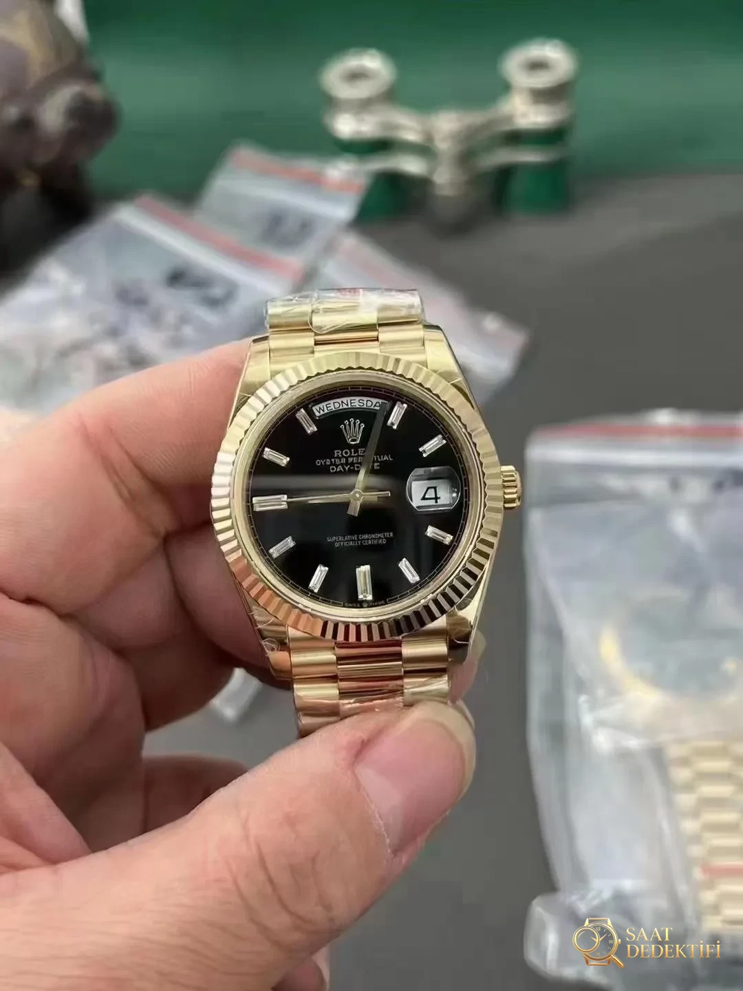 GM Factory Day-Date V2 - Makro Kadran ve İndeks İşçiliği