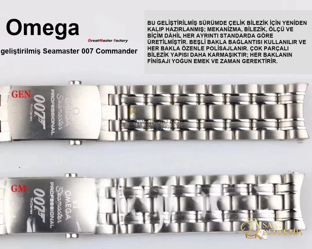 GM Factory Omega Seamaster 007 Commander gerçek-replika karşılaştırması: orijinalin karşısında UR Factory fark yaratabiliyor mu? - Bilekte Duruş ve Kasa Orantısı