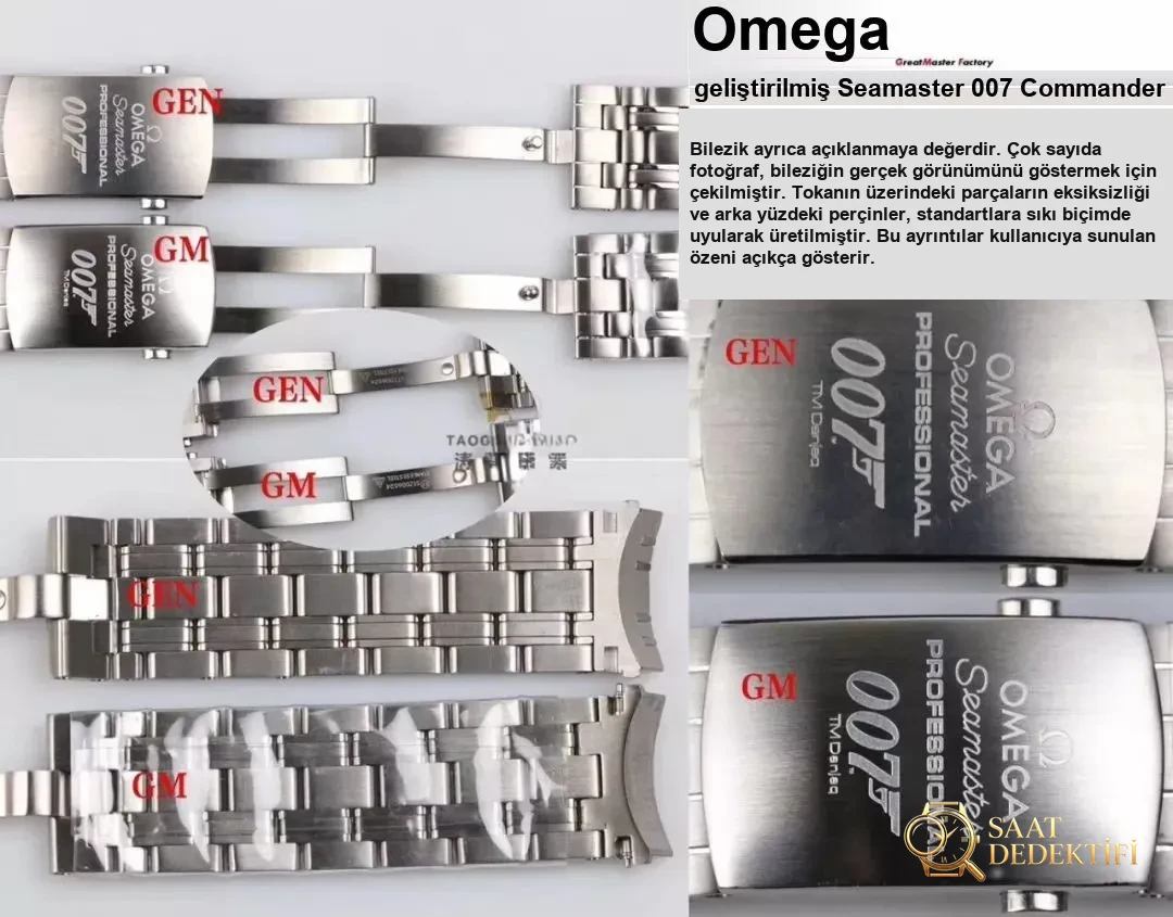 GM Factory Omega Seamaster 007 Commander gerçek-replika karşılaştırması: orijinalin karşısında UR Factory fark yaratabiliyor mu? - Fosfor ve Super-LumiNova Gece Görünümü