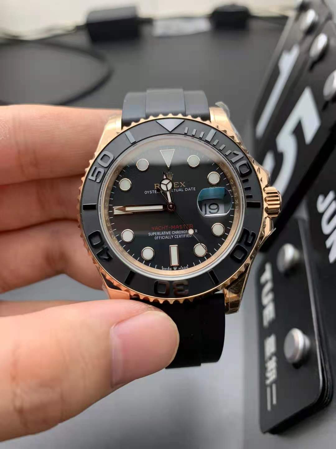 Replika Rolex YachtMaster 116655