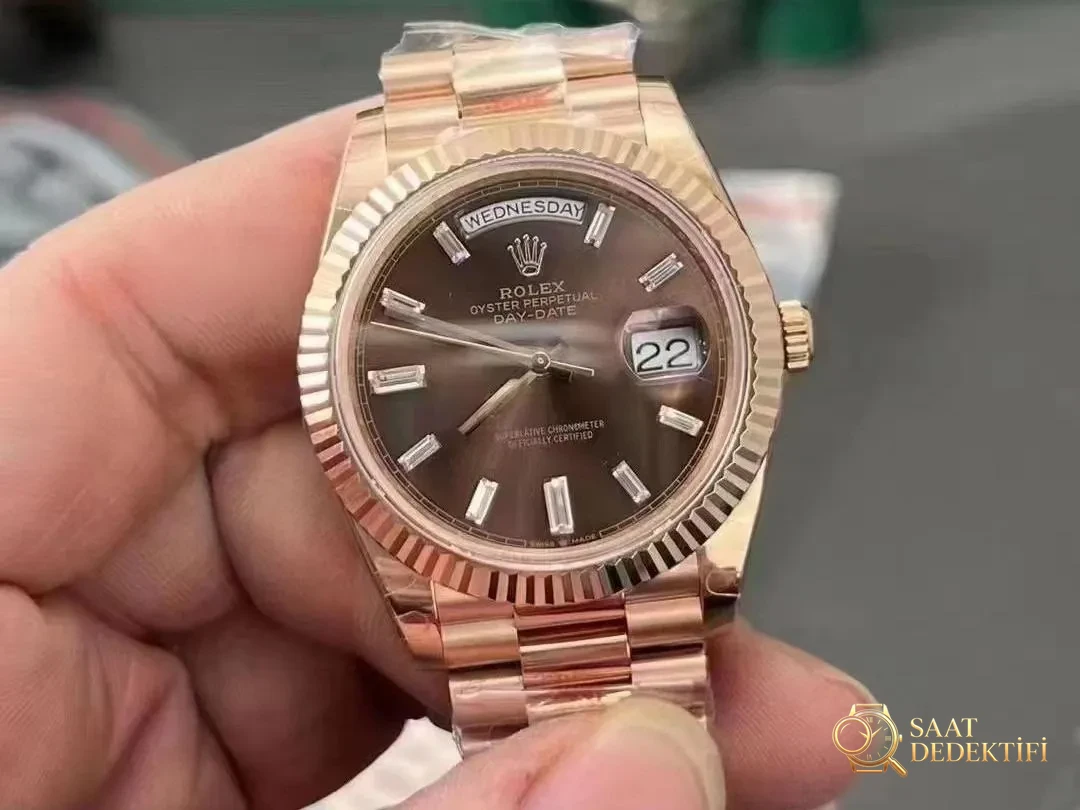 GM Factory Rolex Day-Date ağırlık dengelemeli versiyonu almaya değer mi? - Bilezik Bakla Ayrımı ve Pim Yapısı