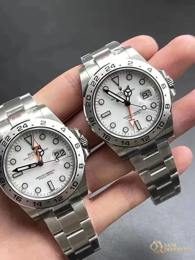 GM Factory Rolex Explorer II V4 versiyonunun kalitesi iyi mi? - Kadran Detayı ve Bezel İşçiliği