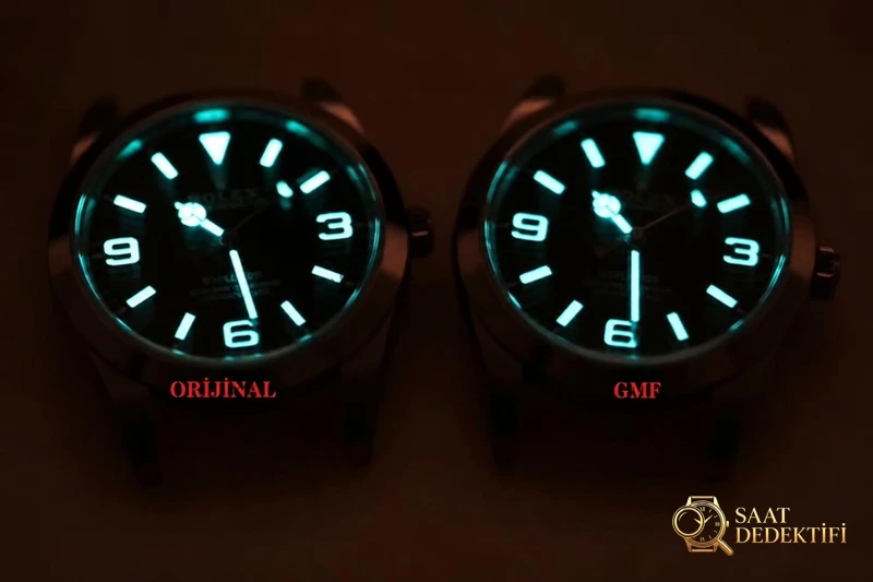 GM Factory Rolex Explorer serisi 39 mm gerçek-replika karşılaştırmalı incelemesi - Bilezik, Toka ve Klips Mekanizması