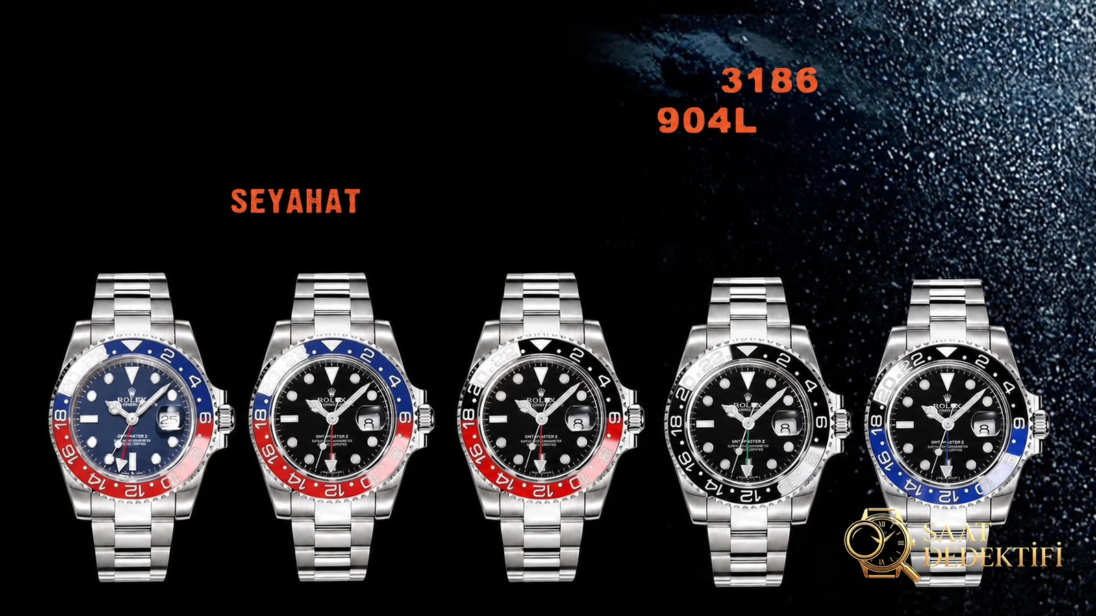 Rolex GMT-Master II 3186 GM Factory İncelemesi - Ön Görünüm ve Kasa Tasarımı