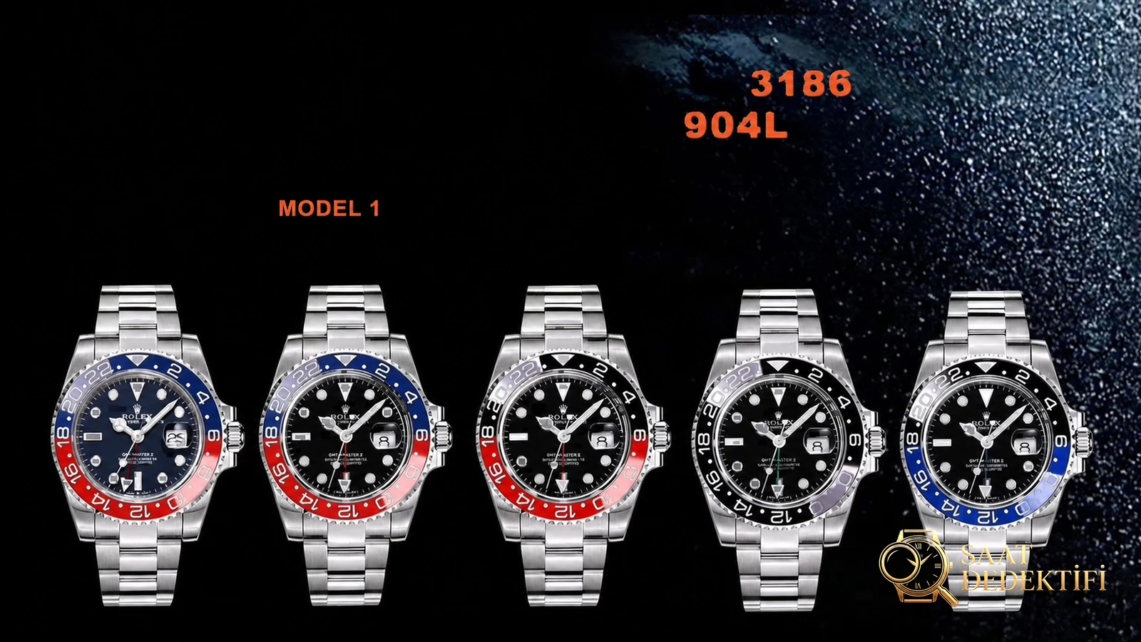 Rolex GMT-Master II 3186 GM Factory İncelemesi - Ön Görünüm ve Kasa Tasarımı