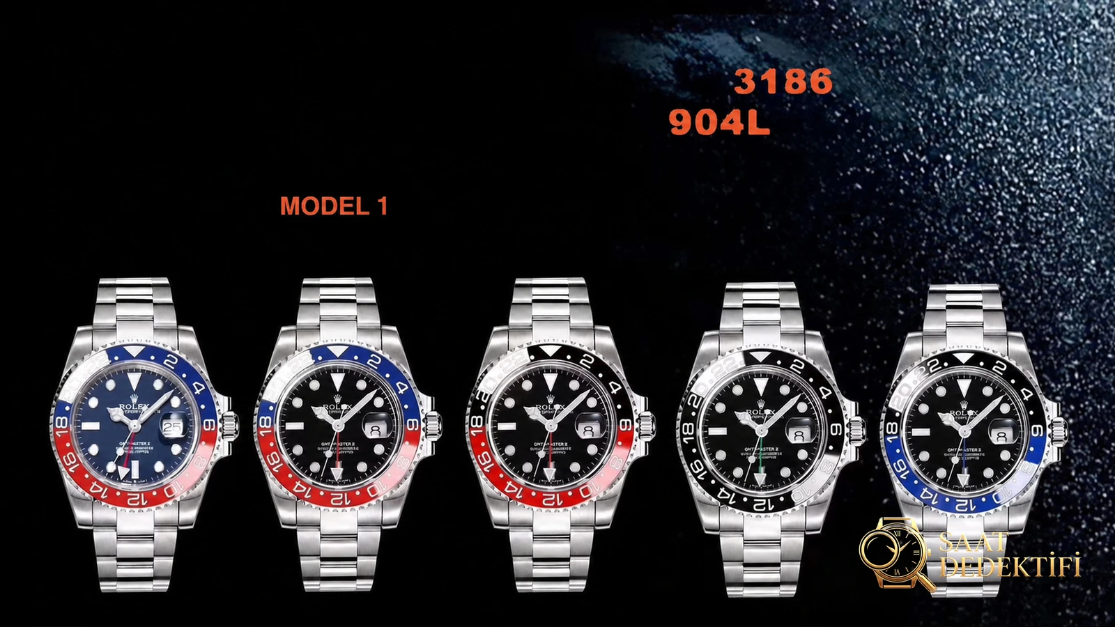 Rolex GMT-Master II 3186 GM Factory İncelemesi - Ön Görünüm ve Kasa Tasarımı