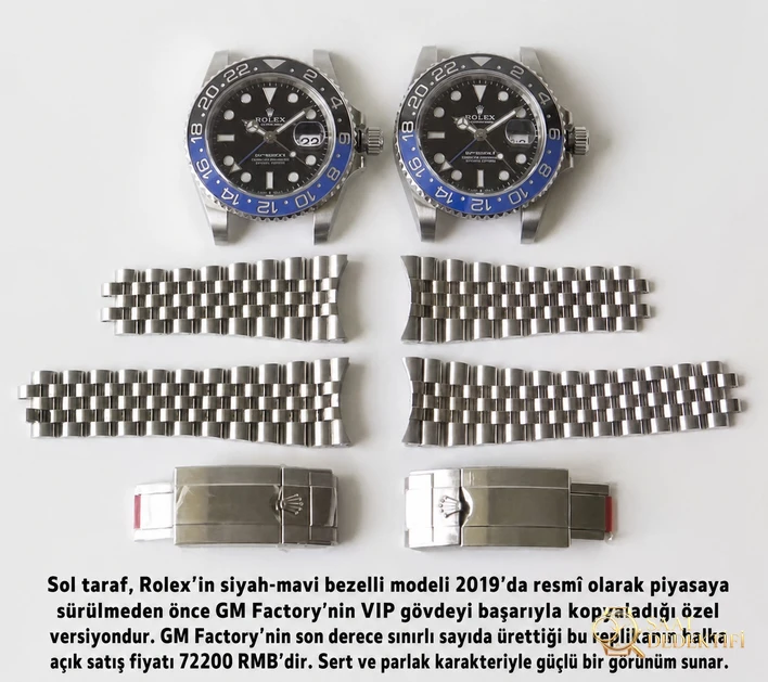 Rolex GMT-Master II GM Factory Review – Vorderansicht und Gehäusedesign