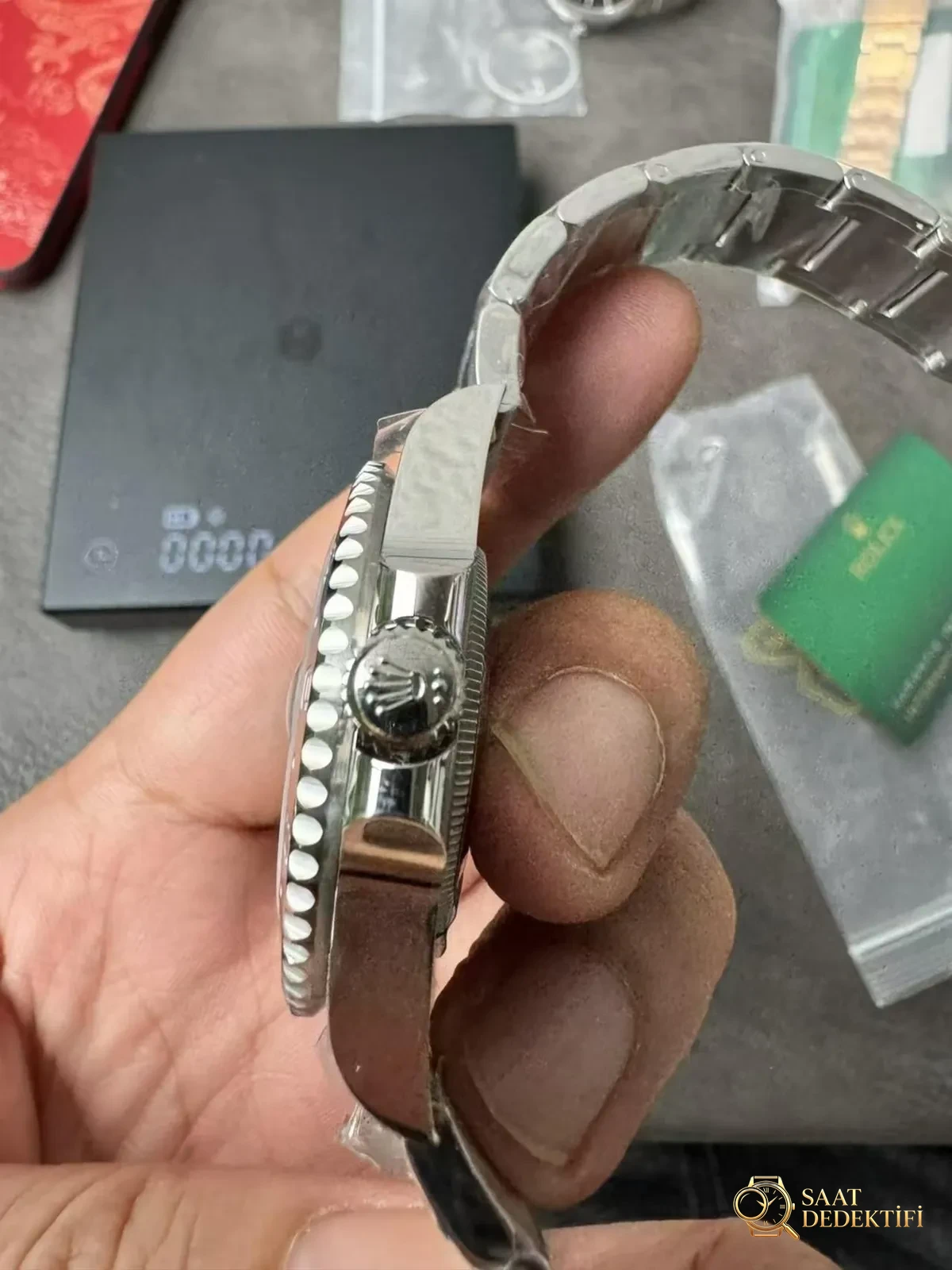 Rolex GMT-Master II Pepsi Siyah Kurma Kolu