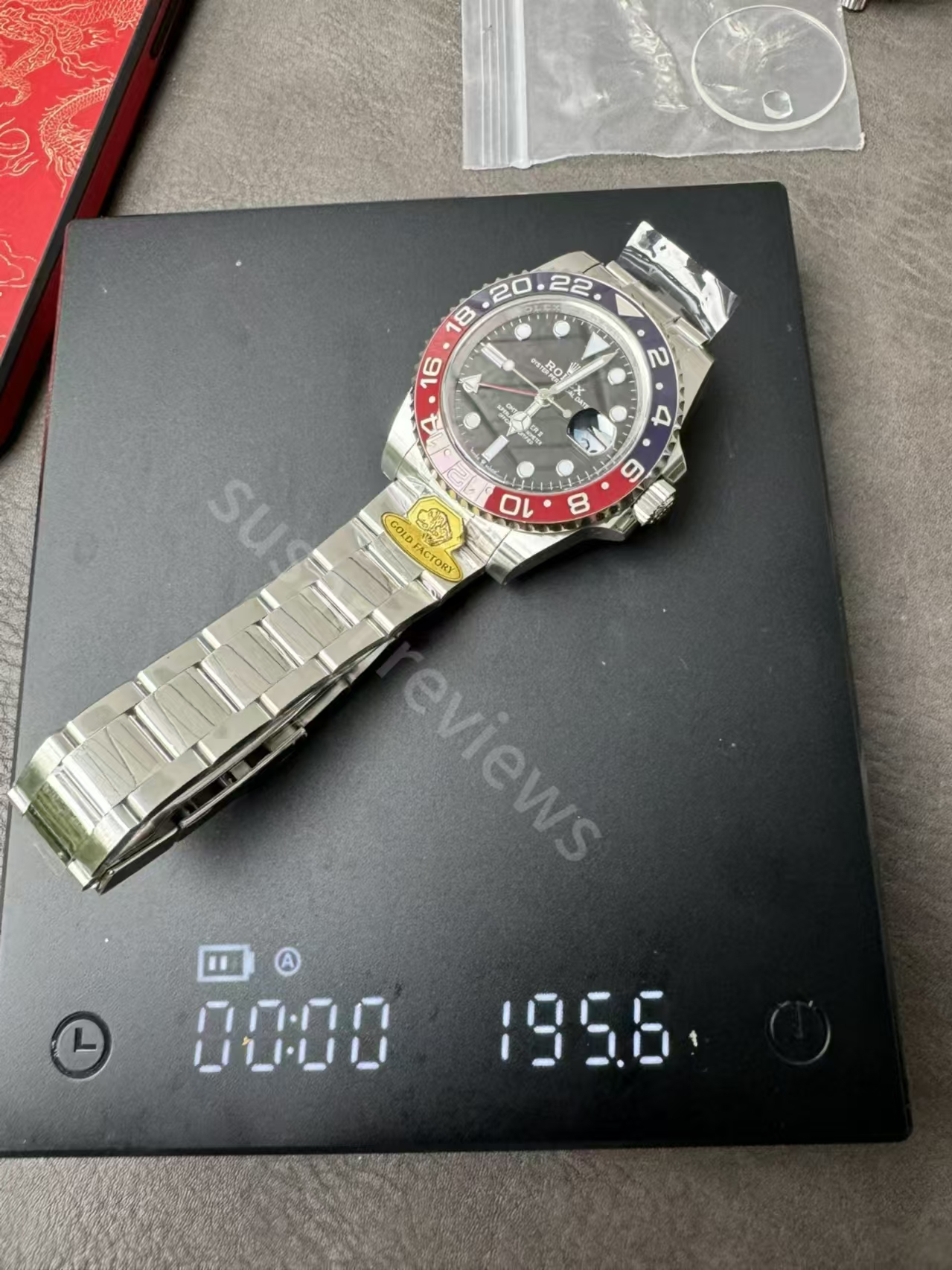 Rolex GMT-Master II Pepsi Siyah Ağırlık