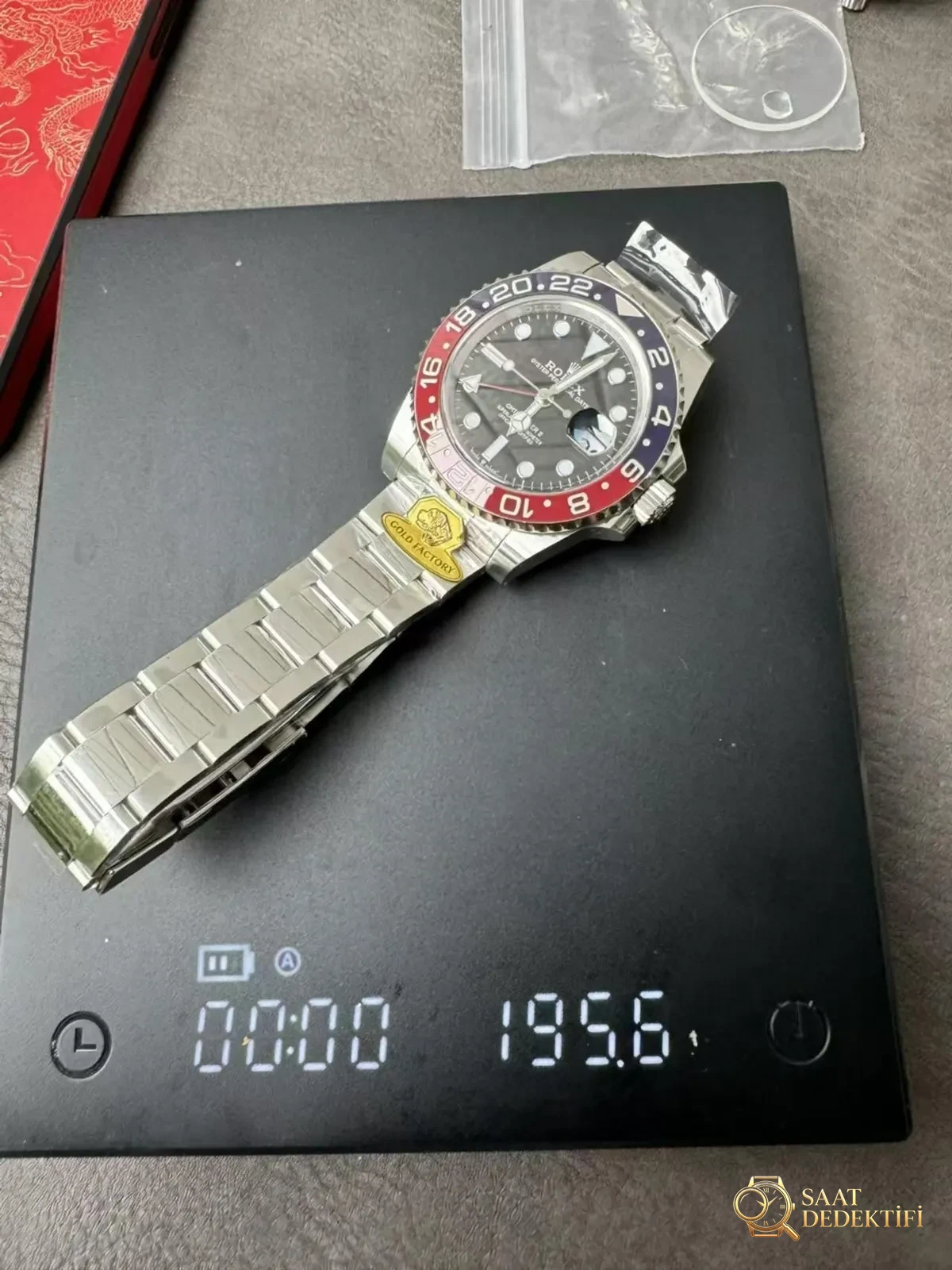 Rolex GMT-Master II Pepsi Siyah Ağırlık