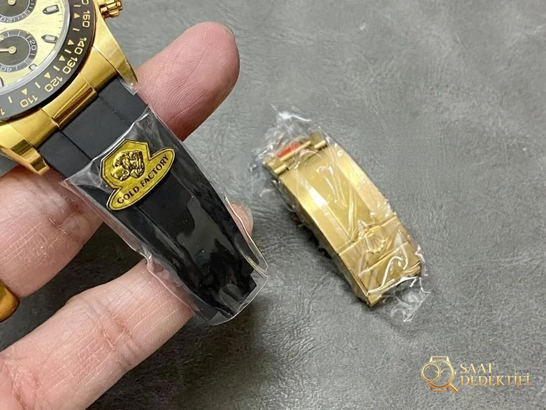 GOLD Factory Shawn Yue Daytona 146 gram ağırlık dengesi kalitesi nasıl? - Bilekte Duruş ve Kasa Orantısı