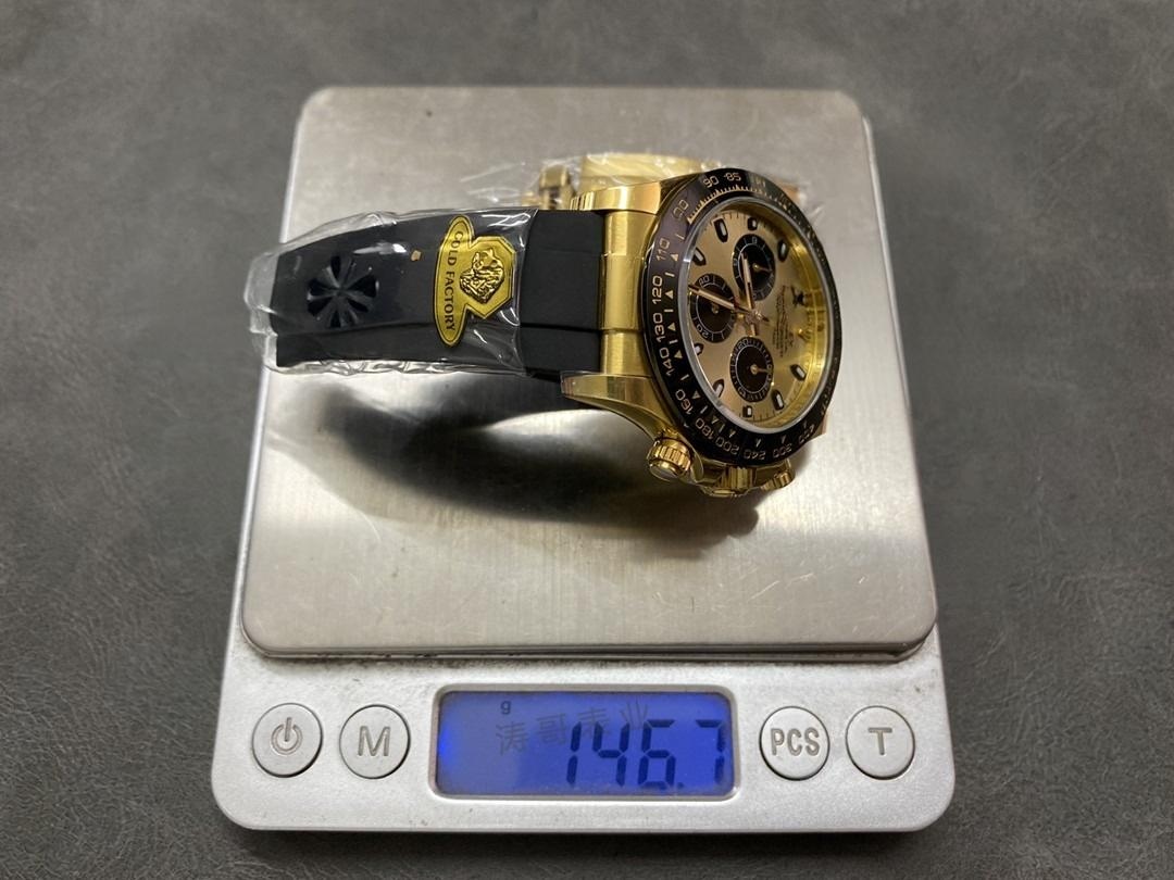 GOLD Factory Shawn Yue Daytona 146 gram ağırlık dengesi kalitesi nasıl? — 9. fotoğraf