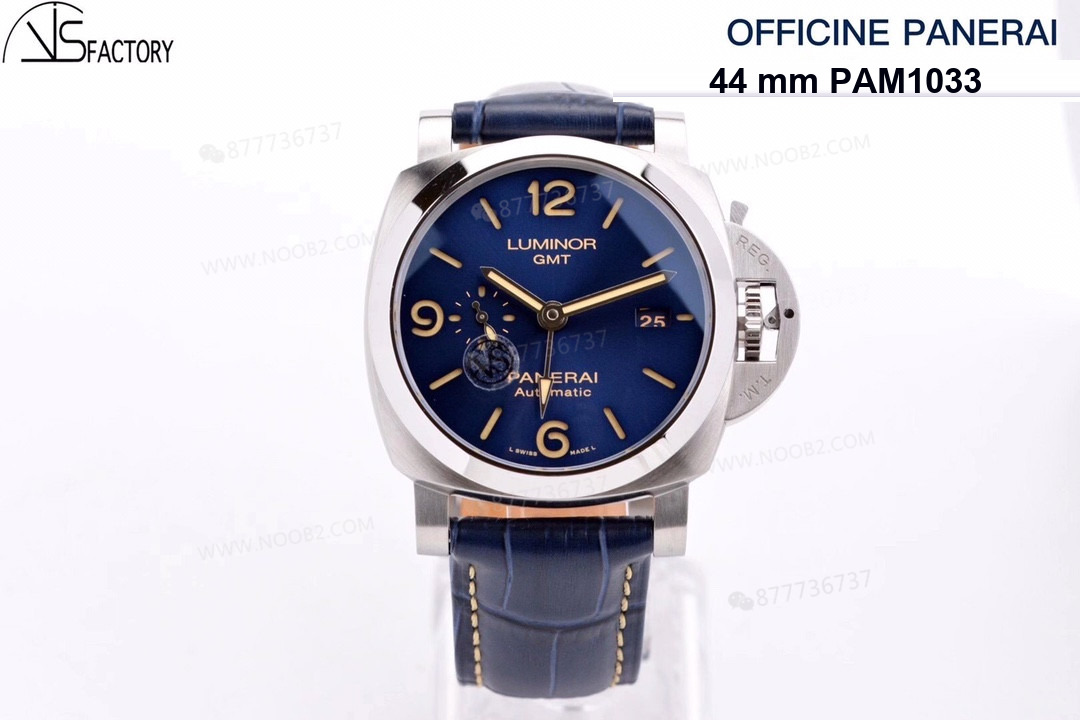 Göze hitap eden bir model: VS Factory Panerai 1033 mavi kadran GMT saatinin kısa incelemesi — 3. fotoğraf
