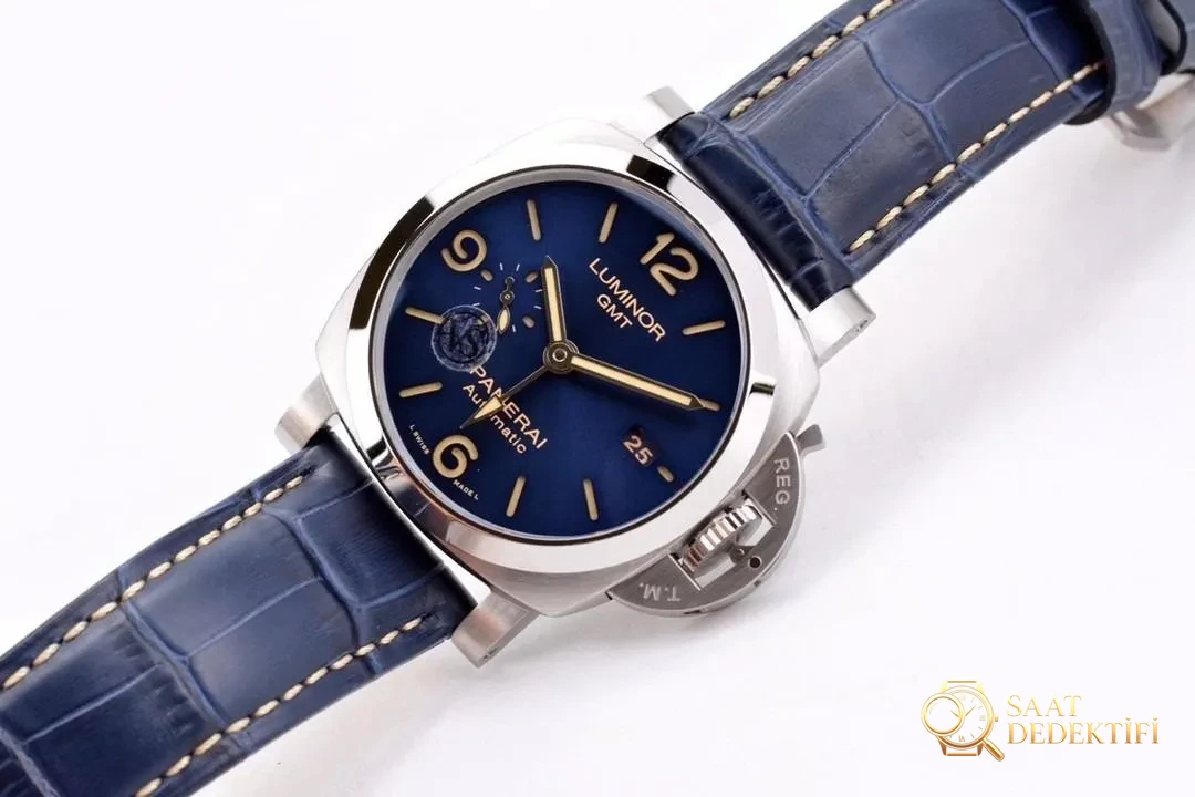 Göze hitap eden bir model: VS Factory Panerai 1033 mavi kadran GMT saatinin kısa incelemesi - Bilezik, Toka ve Klips Mekanizması