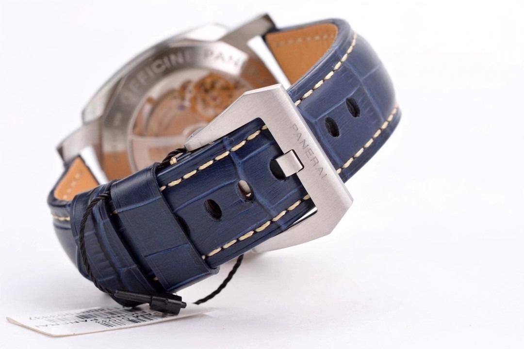 Göze hitap eden bir model: VS Factory Panerai 1033 mavi kadran GMT saatinin kısa incelemesi — 9. fotoğraf