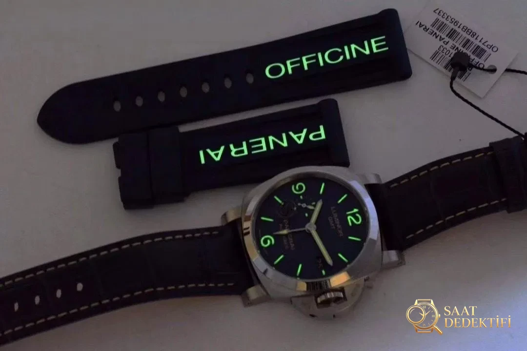 Göze hitap eden bir model: VS Factory Panerai 1033 mavi kadran GMT saatinin kısa incelemesi - Mekanizma Zemberek ve Balans Detayı