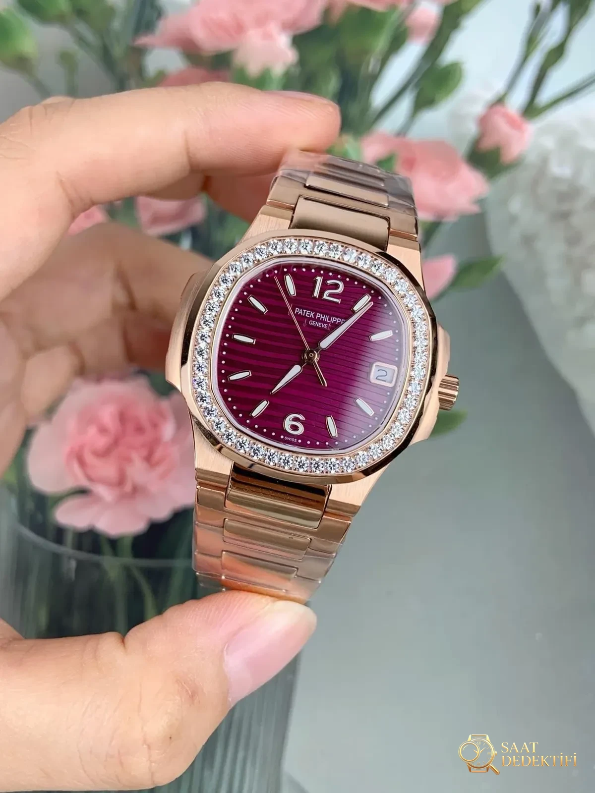 Vale la pena acquistare GR Factory Patek Philippe 7010 Nautilus con movimento al quarzo svizzero Ronda? - Dettagli del quadrante e lavorazione della lunetta
