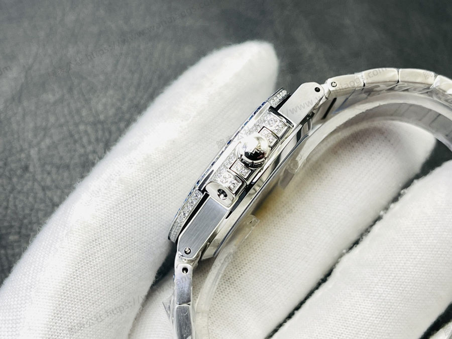 GR Factory Patek Philippe 7118 Kadın Nautilus 2024 tam elmas sınırlı üretim az sayıda stoğa geldi — 5. fotoğraf