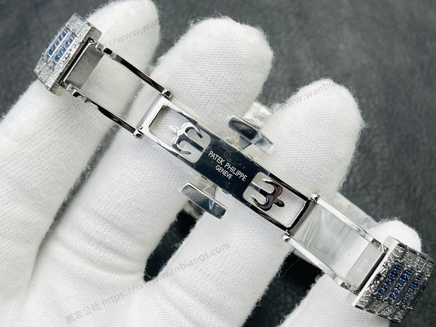 GR Factory Patek Philippe 7118 Kadın Nautilus 2024 tam elmas sınırlı üretim az sayıda stoğa geldi — 6. fotoğraf