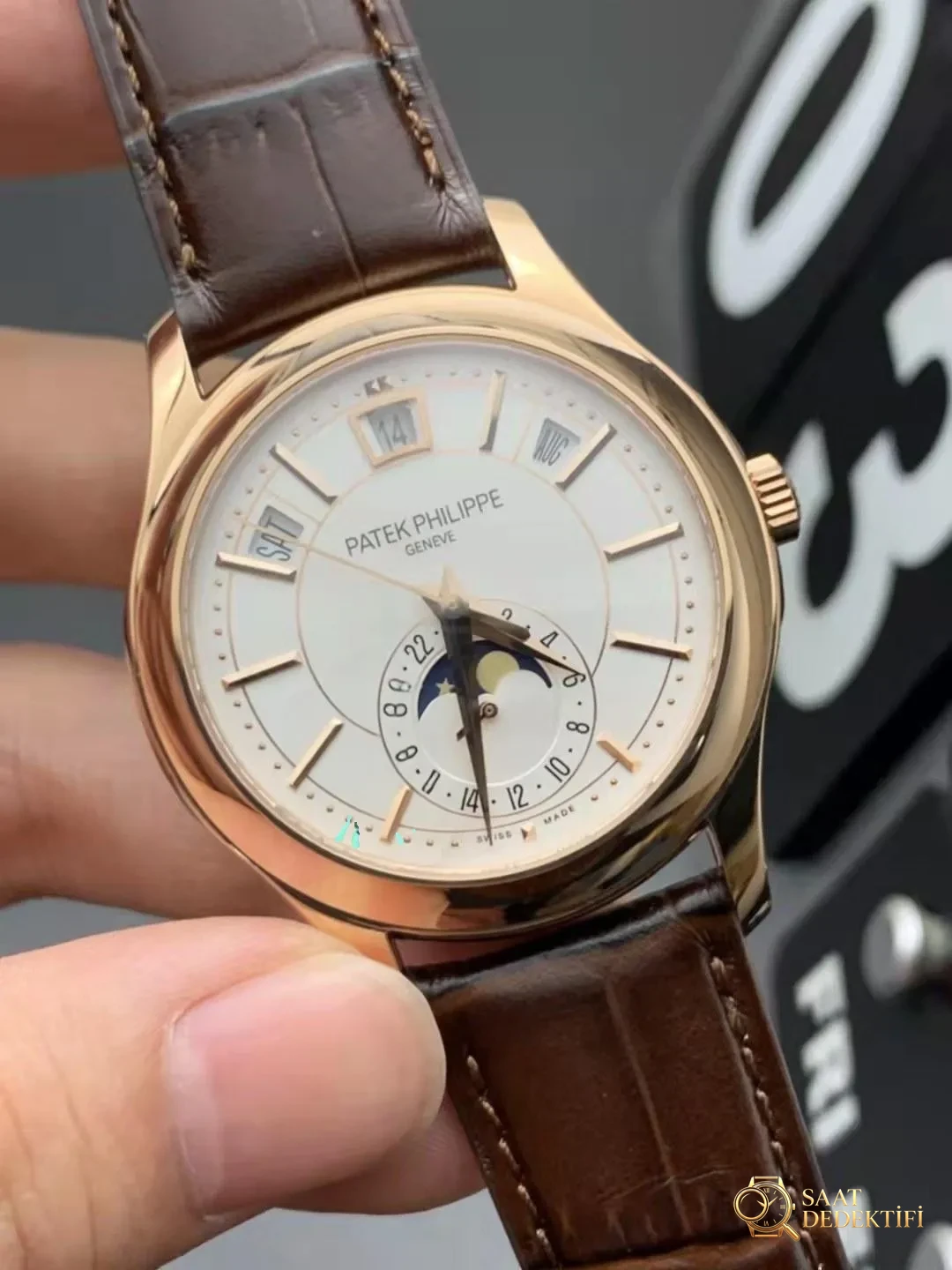 Replika Patek Philippe 5205R Roze Altın