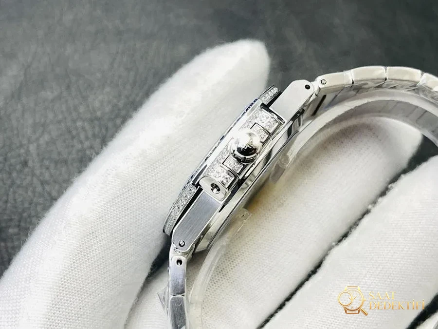 GR Factory Patek Philippe 7118 Kadın Nautilus 2024 tam elmas sınırlı üretim az sayıda stoğa geldi - Bilezik, Toka ve Klips Mekanizması
