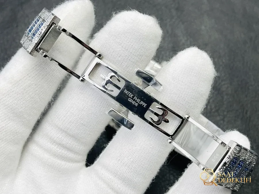 GR Factory Patek Philippe 7118 Kadın Nautilus 2024 tam elmas sınırlı üretim az sayıda stoğa geldi - Makro Kadran ve İndeks İşçiliği