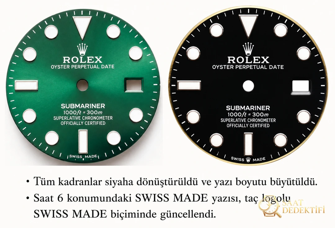 Green Fabrikası 2020 Yeni 41 mm Rolex Yeşil Su Hayaleti (Green Submariner) 126610LV İlk Çıkış İncelemesi - Arka Kapak ve Mekanizma Detayı