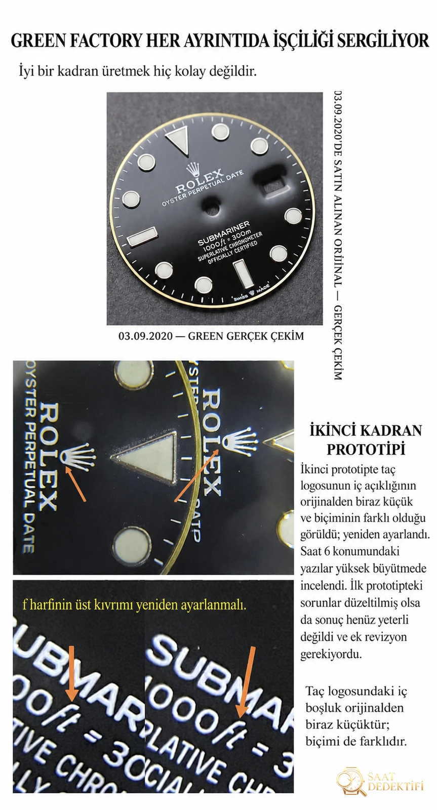 Green Fabrikası 2020 Yeni 41 mm Rolex Yeşil Su Hayaleti (Green Submariner) 126610LV İlk Çıkış İncelemesi - Yan Profil ve Kordon Bağlantısı