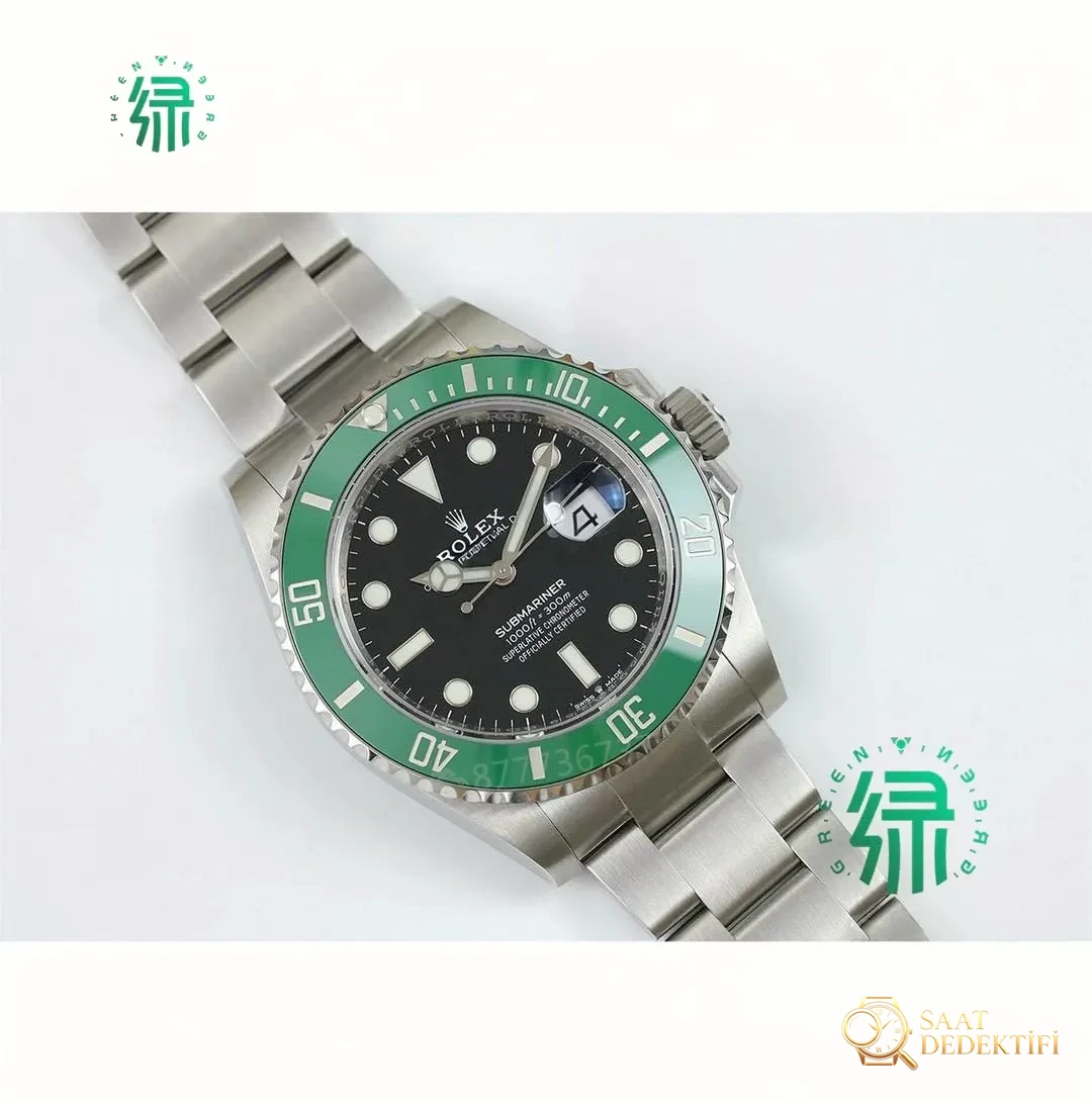Green Fabrikası 2020 Yeni 41 mm Rolex Yeşil Su Hayaleti (Green Submariner) 126610LV İlk Çıkış İncelemesi - Genel Açı ve Estetik Duruş