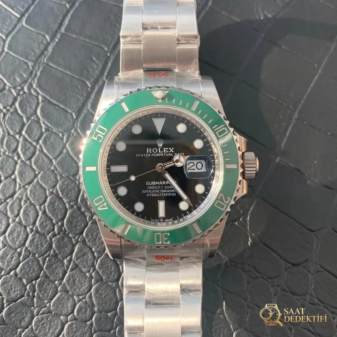 Green Fabrikası 2020 Yeni 41 mm Rolex Yeşil Su Hayaleti (Green Submariner) 126610LV İlk Çıkış İncelemesi - Kadran İbreleri ve Saniye Akışı