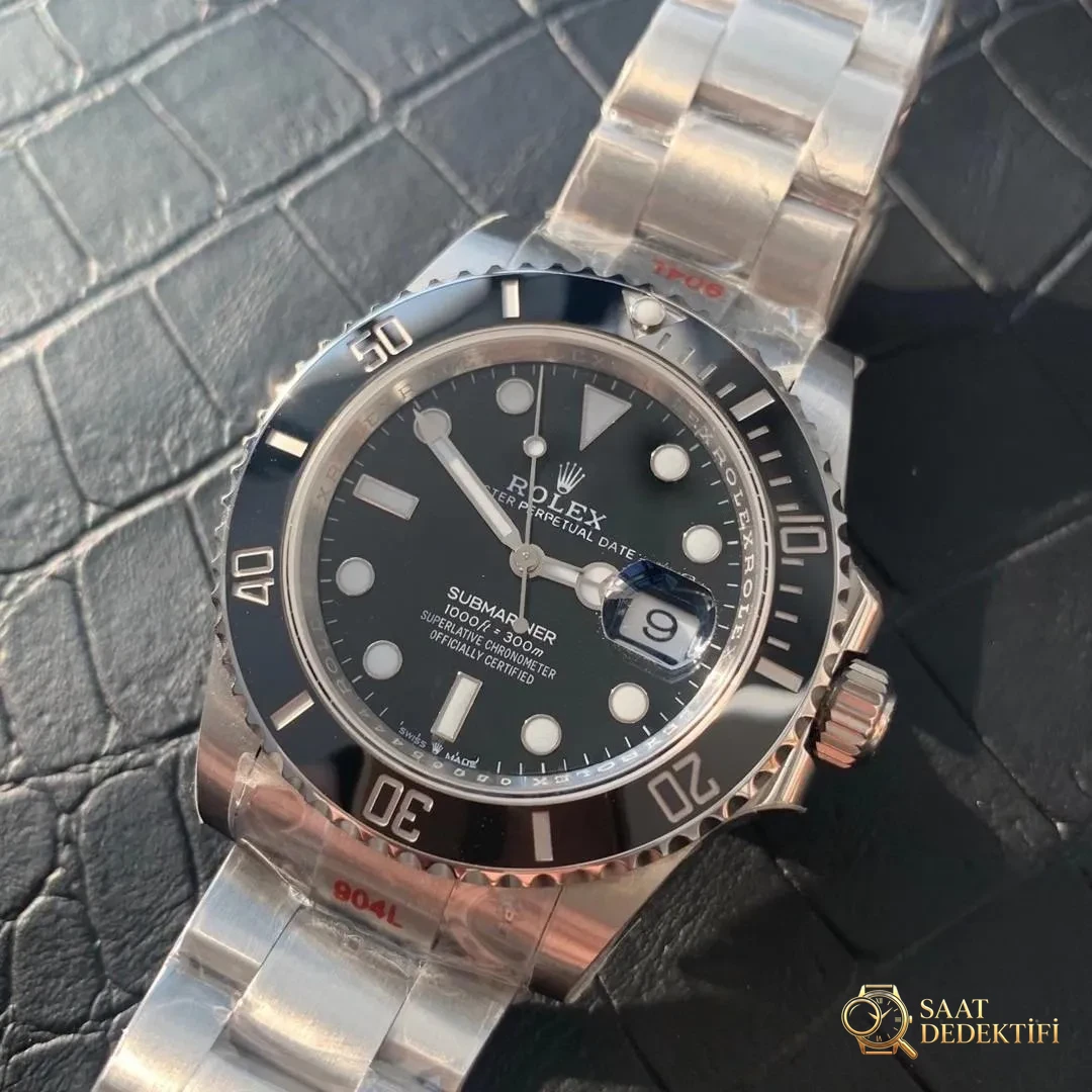 Green Fabrikası 2020 Yeni 41 mm Rolex Yeşil Su Hayaleti (Green Submariner) 126610LV İlk Çıkış İncelemesi - Bezel İçi Rehaut Gravürü ve Hizalaması