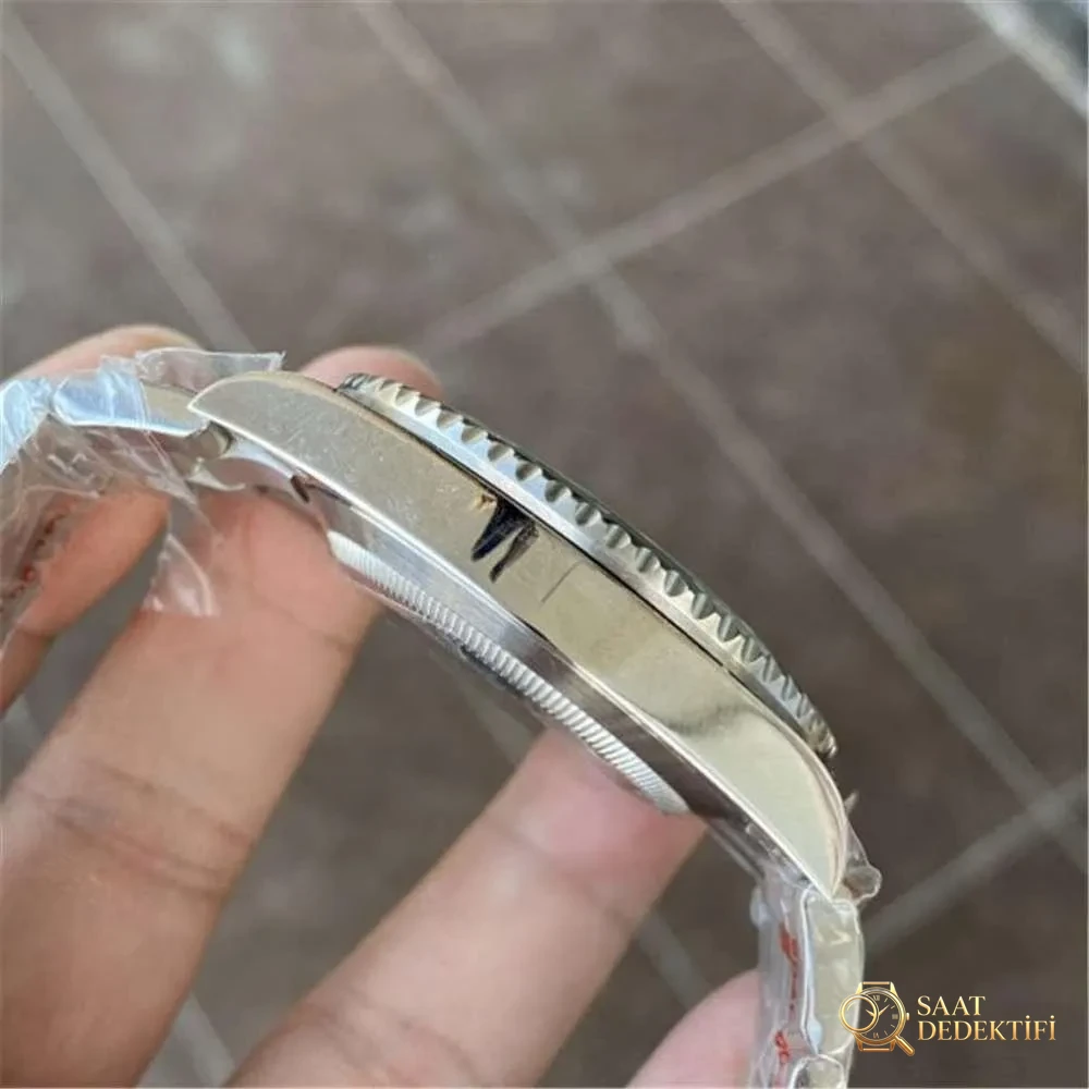 GREEN Factory Rolex 41 mm yeşil su hayaleti siyah kadran ilk kez tanıtılıyor - Tepe Koruması ve Ayar Fonksiyonu