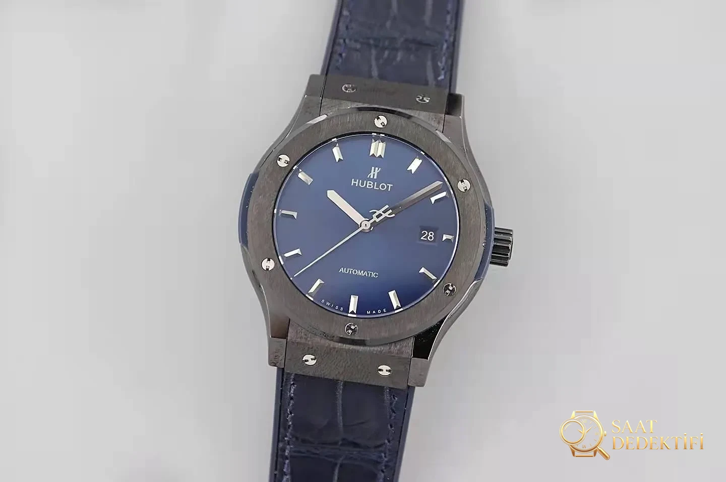 Replika Hublot Classic Fusion Seramik Mavi