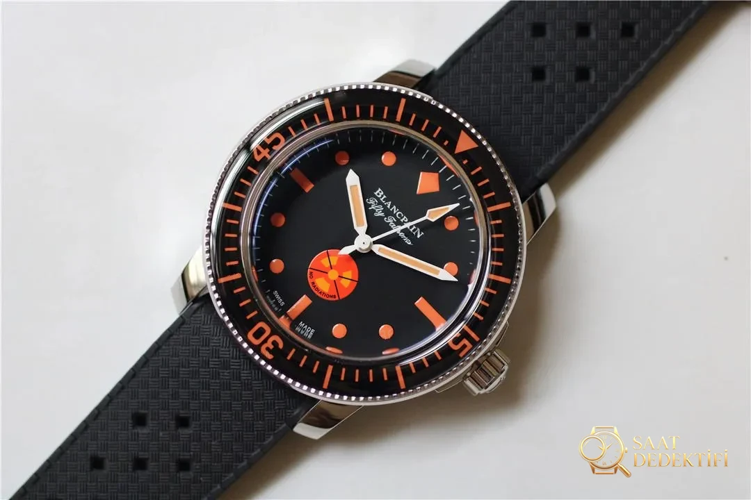 GS Factory Blancpain Fifty Fathoms 5008D radyasyonsuz Barracuda işçiliği nasıl? - Makro Kadran ve İndeks İşçiliği