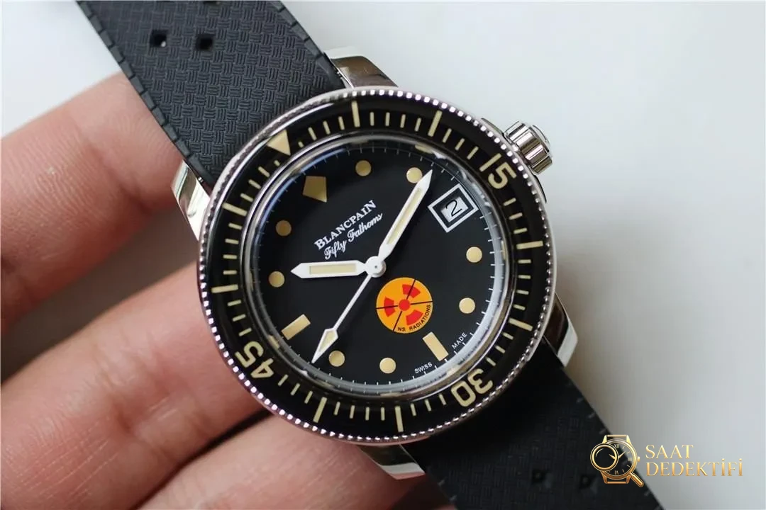 GS Factory Blancpain Fifty Fathoms 5008D radyasyonsuz Barracuda işçiliği nasıl? - Fosfor ve Super-LumiNova Gece Görünümü