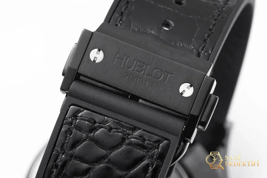 GS Factory Hublot Classic Fusion serisi (gri kadran) seramik saat incelemesi - Mekanizma Zemberek ve Balans Detayı