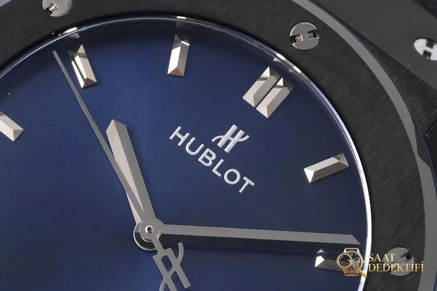 GS Factory Hublot Classic Fusion serisi (mavi kadran) seramik saat incelemesi - Bilezik, Toka ve Klips Mekanizması