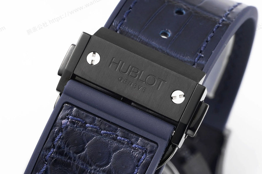 GS Factory Hublot Classic Fusion serisi (mavi kadran) seramik saat incelemesi — 10. fotoğraf