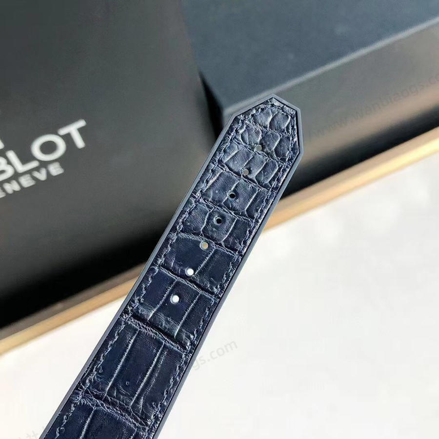 GS Factory Hublot Classic Fusion serisi (mavi kadran) seramik saat incelemesi — 12. fotoğraf