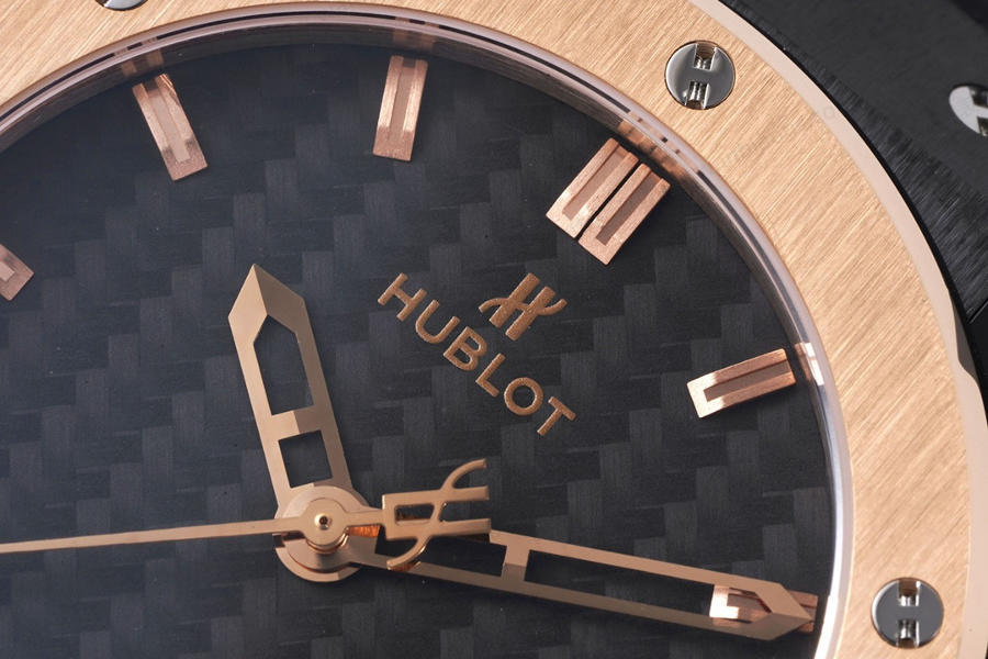 GS Factory Hublot Classic Fusion serisi (rose gold) seramik saat incelemesi — 5. fotoğraf