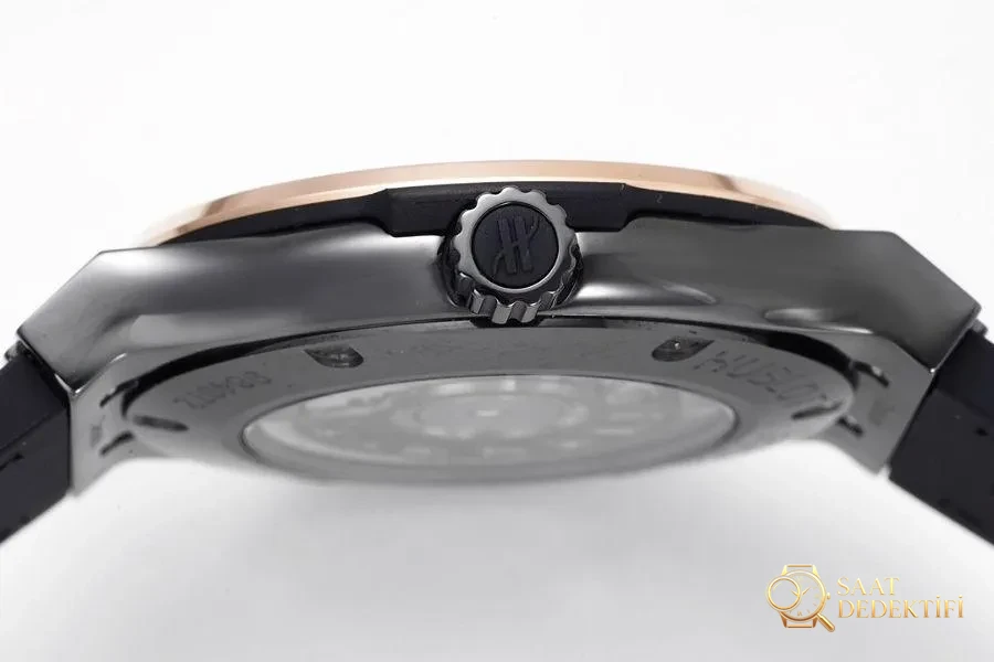 GS Factory Hublot Classic Fusion serisi (rose gold) seramik saat incelemesi - Klips Kilidi ve Lazer Damgalar