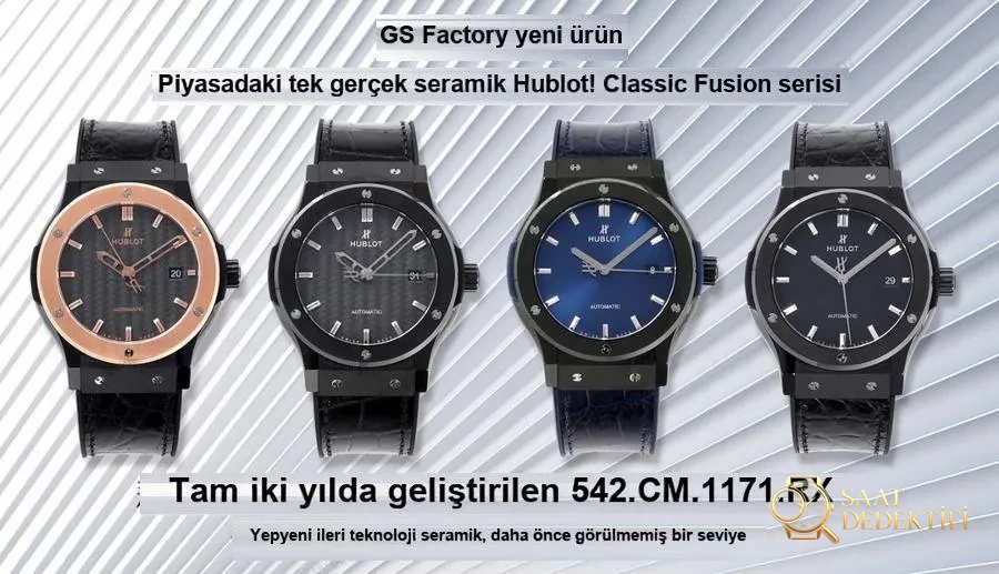 Hublot Classic Fusion GS Factory İncelemesi - Ön Görünüm ve Kasa Tasarımı