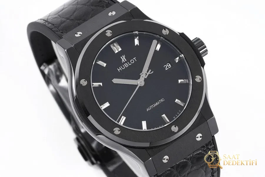 GS Factory Hublot Classic Fusion serisi seramik saat incelemesi - Kasa Profili ve Kurma Kolu İncelemesi