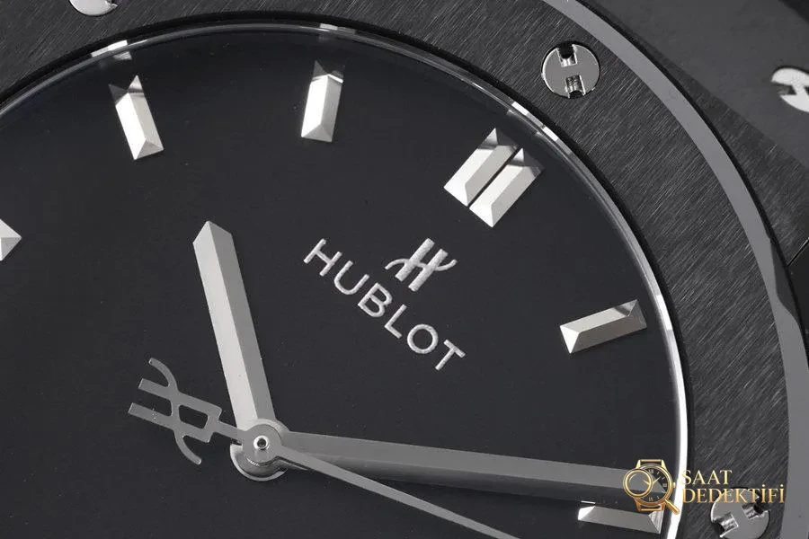 GS Factory HUBLOT Classic Fusion Serisi (Siyah Kadran) Seramik Saat İncelemesi - Bilezik, Toka ve Klips Mekanizması