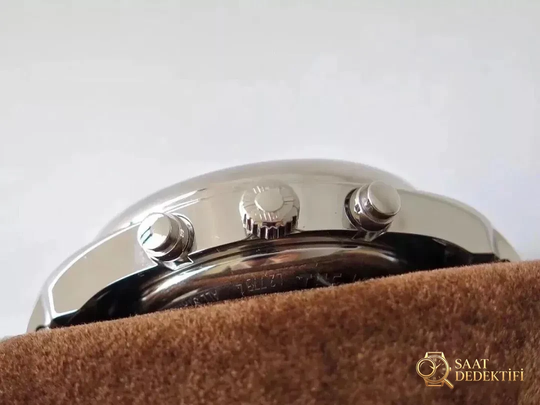 GS Factory Longines Master Collection ay evreli sekiz akrepli replika saat gerçek-replika karşılaştırması incelemesi - Klips Kilidi ve Lazer Damgalar