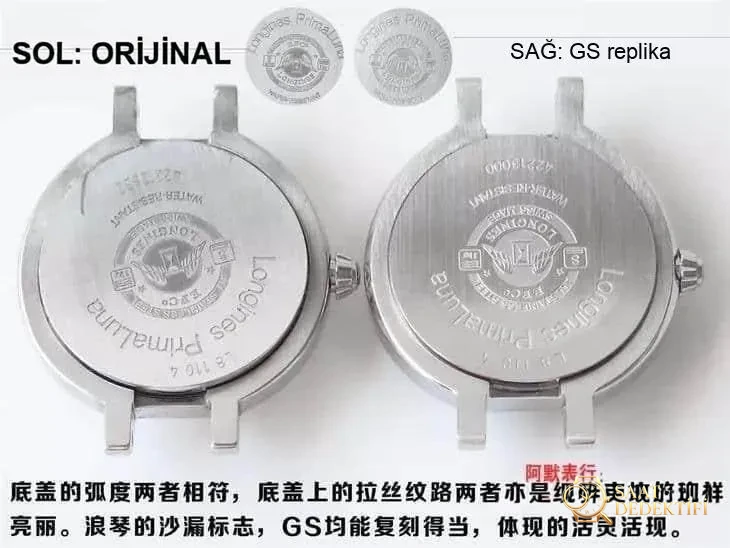 GS Factory Longines PrimaLuna Kuvars Kadın Saati Gerçek-Replika Karşılaştırması İncelemesi - Tepe Koruması ve Ayar Fonksiyonu