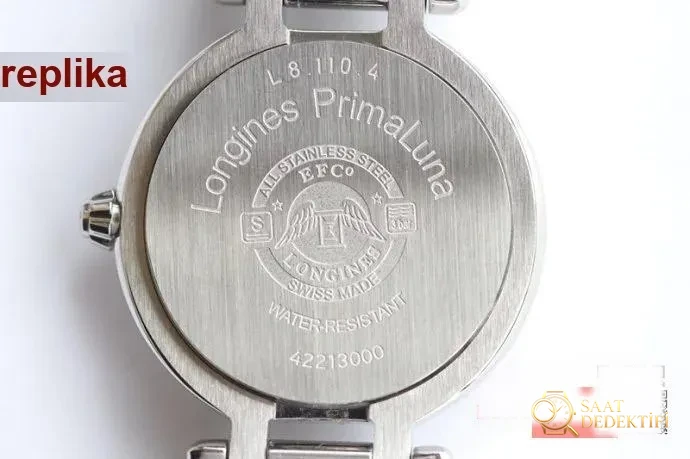 GS Factory Longines PrimaLuna Kuvars Kadın Saati Gerçek-Replika Karşılaştırması İncelemesi - Toka İçi Mikro Ayar Mekanizması