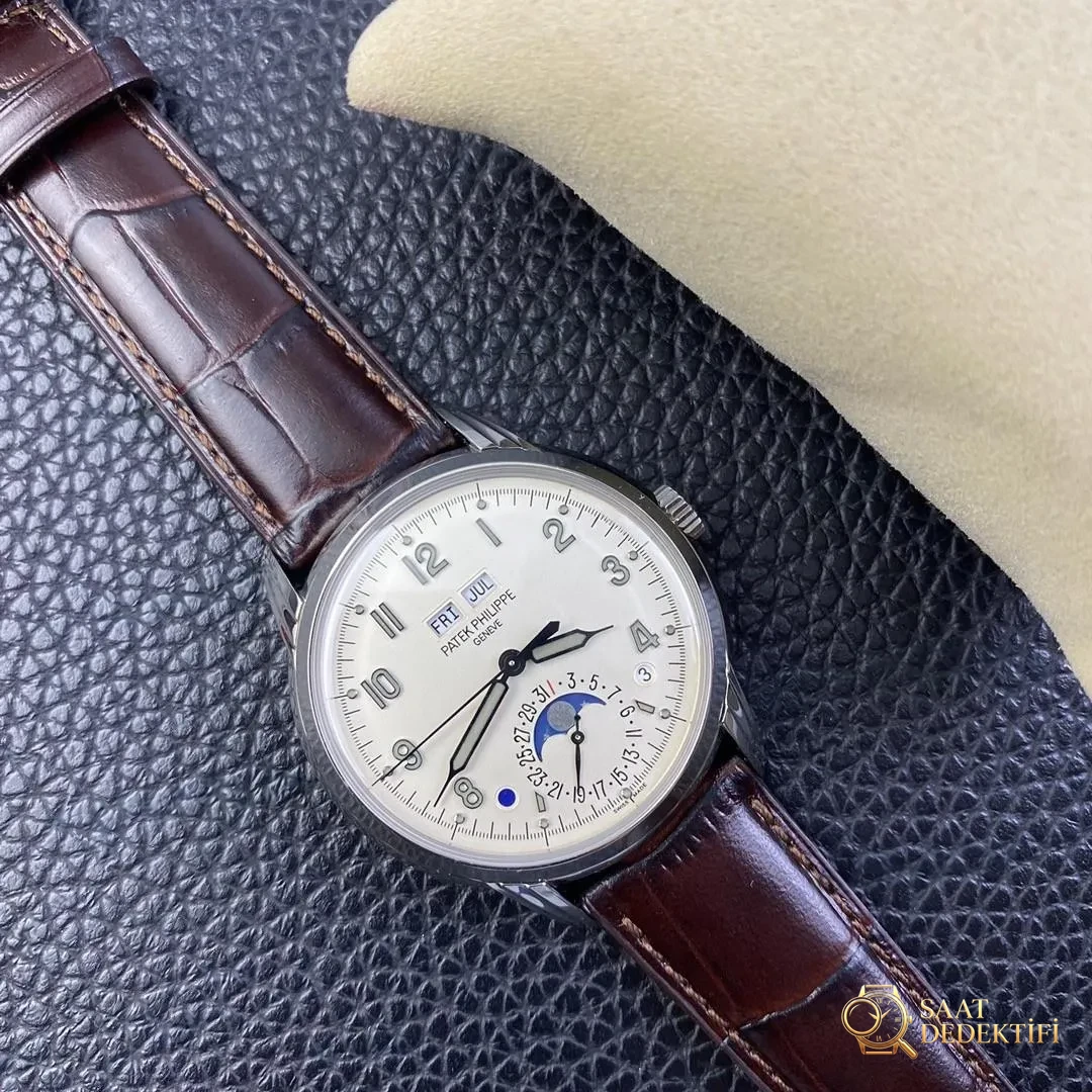 GS Factory Patek Philippe 5320G-001 Karmaşık Fonksiyonlu Saat Replika - Bilekte Duruş ve Kasa Orantısı