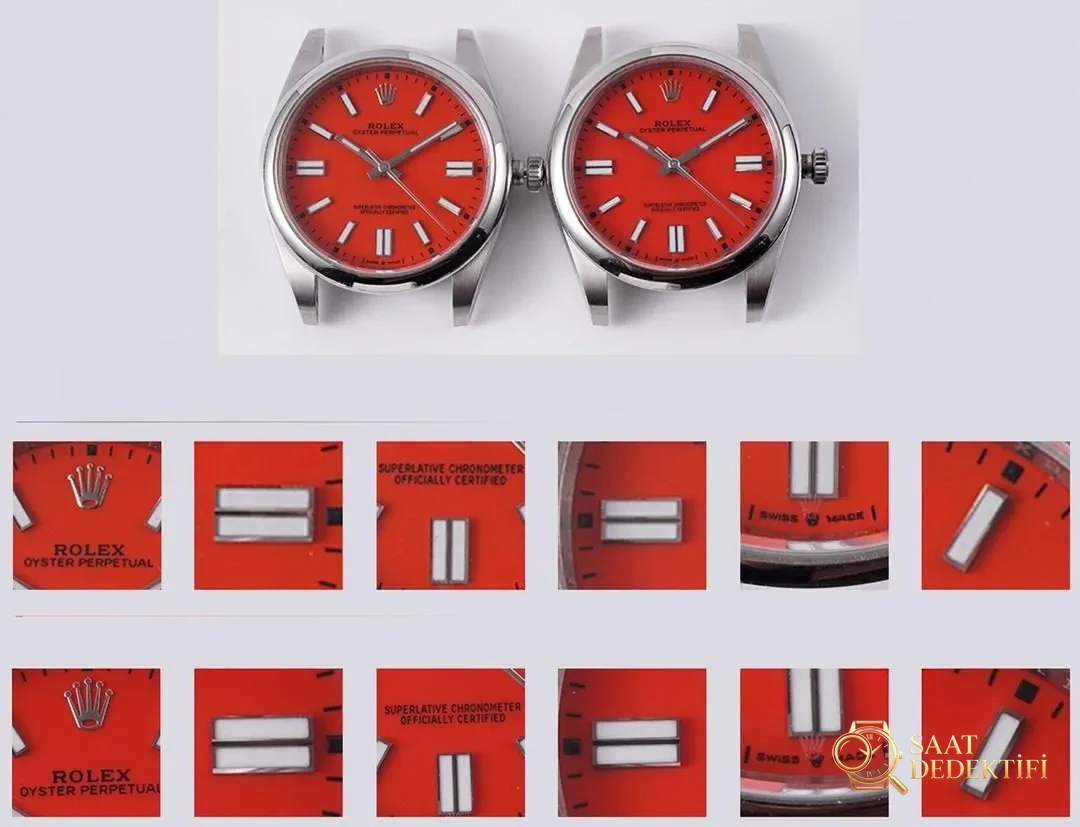 GS Factory Rolex Oyster Perpetual 124300 ile Orijinal Arasındaki Fark Nerede? - Bilezik, Toka ve Klips Mekanizması
