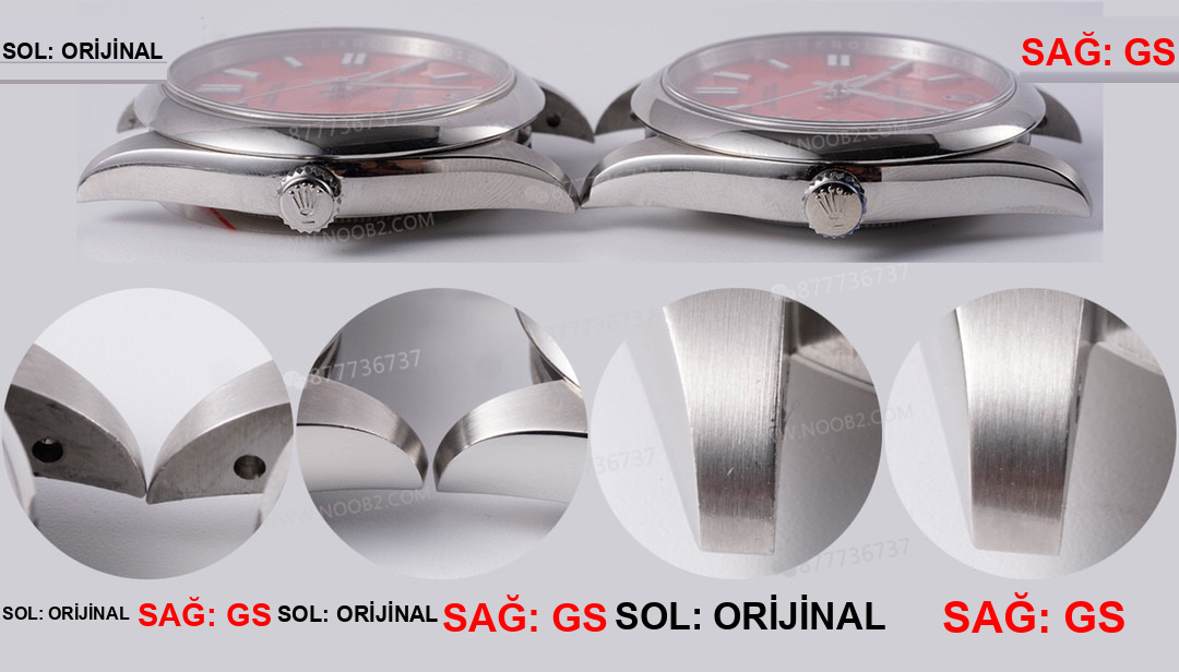 GS Factory Rolex Oyster Perpetual 124300 ile Orijinal Arasındaki Fark Nerede? — 7. fotoğraf